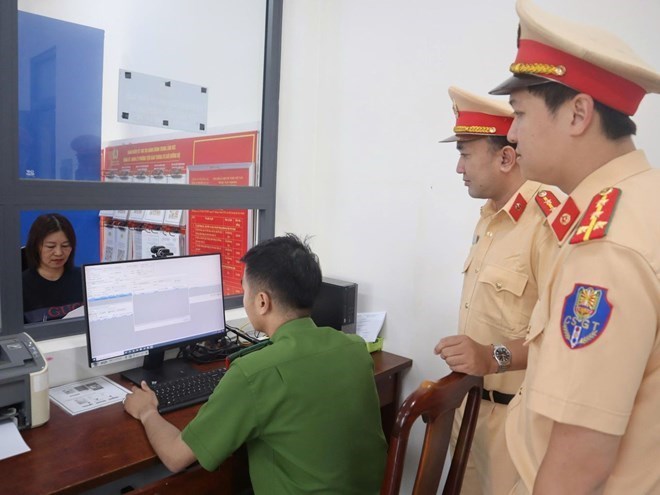 Từ khi tiếp nhận, công an đã tổ chức 2.001 kỳ sát hạch lái xe cho 713.197 học viên