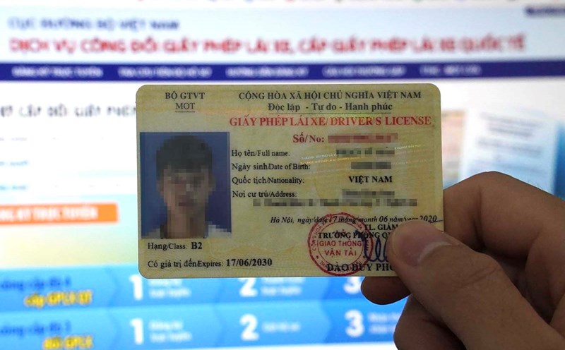 Đồng bộ dữ liệu phương tiện, giấy phép lái xe