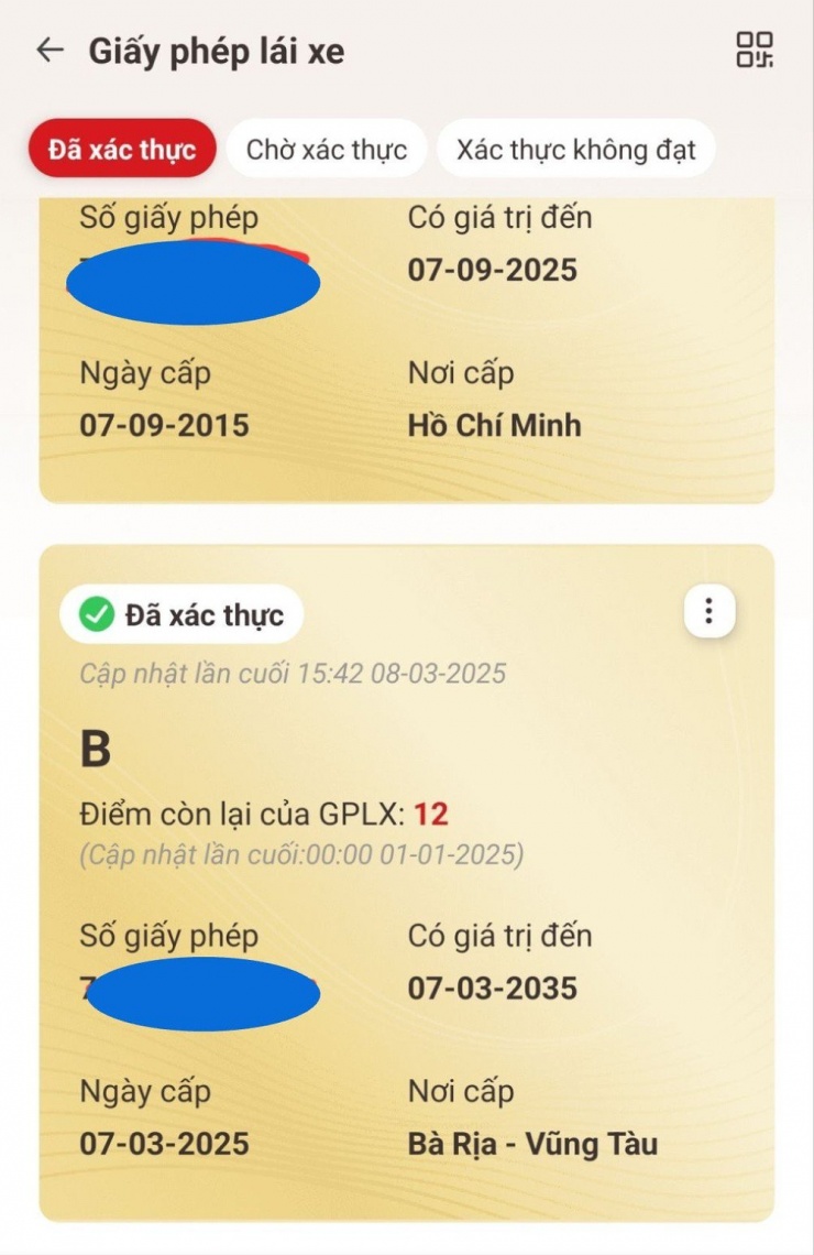 Người dân bất ngờ vì được cấp giấy phép lái xe trên VNeiD chỉ sau 4 ngày đổi online